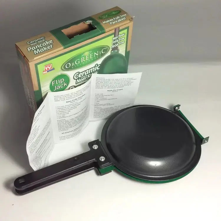 Sartén Doble Antiadherente para Pancakes y Tortillas