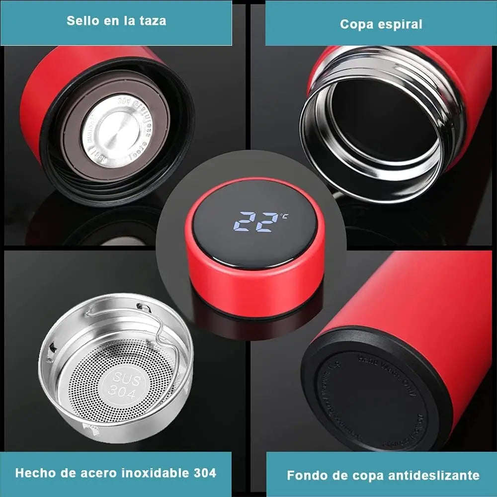 Termo Inteligente con Sensor de Temperatura LED